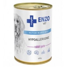 ENZO Гіпоалергенний корм паштет з кроликом для собак 400г.(4820185493413)