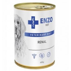 ENZO Дієта при захворюванні нирок паштет з яловичиною для собак 400г.(4820185493451)