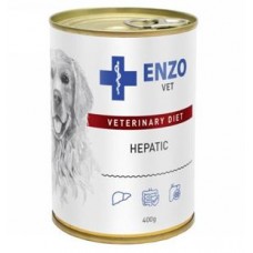 ENZO Дієта при захворюванні печінки паштет для собак 400г.(4820185493468)