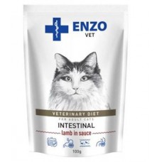 ENZO Дієта при захворюванні шлунково-кишкового тракту в соусі з ягням для котів 100г.(4820185493536)